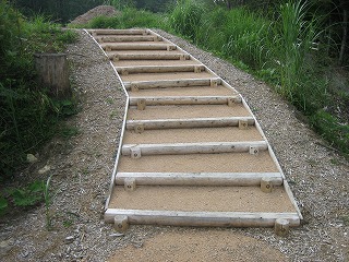 木製階段